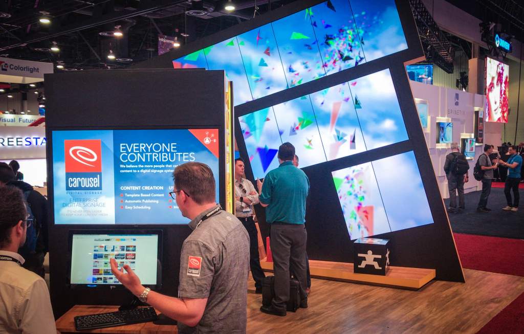 boost engagement with digital signage at events