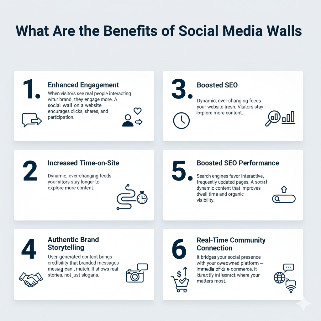 benefit of sosical media wall